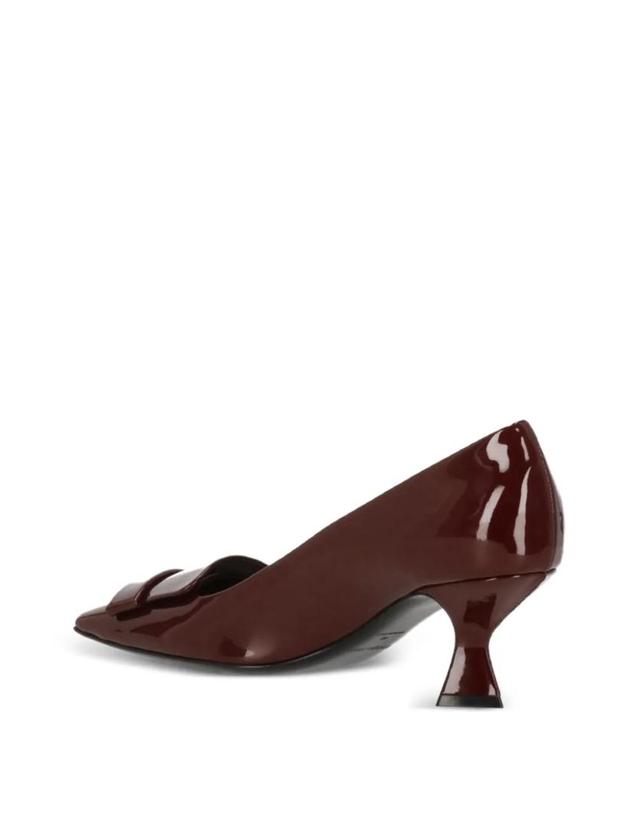 세르지오로씨 [해외직구] 세르지오로시 buckle detail square toe pumps B14550MFL348110 착용컷