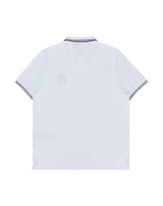 스톤아일랜드 [해외직구] 스톤 아일랜드 22002SC 오가닉 코튼 엘라스테인 피케 슬림핏 폴로 셔츠 위트 25SS K1S1522002-SCS0018-V1001 착용컷