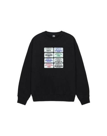 [해외직구] 스투시 코드 크루넥 블랙 1915057 1915057