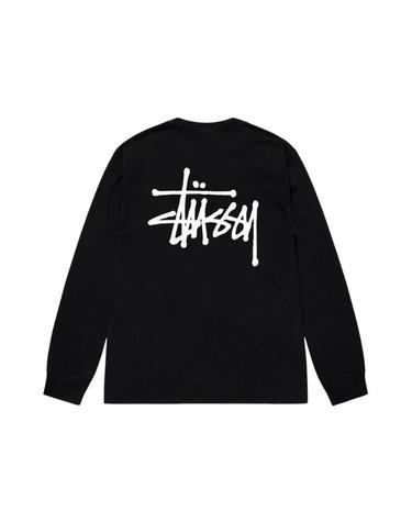 [해외직구] 스투시 베이직 스투시 롱슬리브 티셔츠 블랙 2023 1994870 1994870