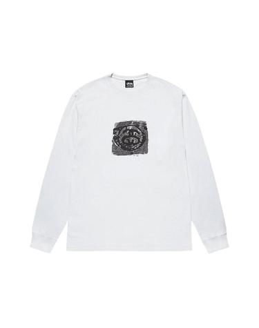 [해외직구] 스투시 모노 롱슬리브 티셔츠 화이트 1995061 1995061