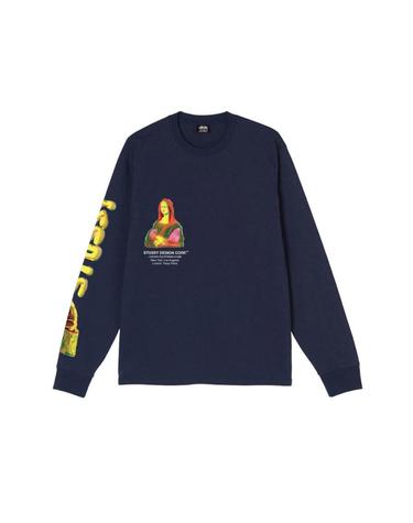 [해외직구] 스투시 갤러리 롱슬리브 티셔츠 네이비 1994727 1994727