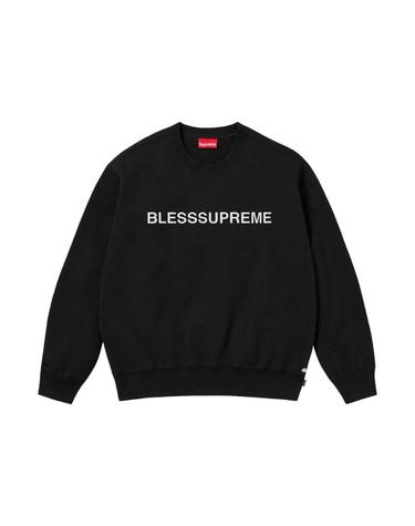 [해외직구] 슈프림 x 블레스 크루넥 블랙   23FW 198270