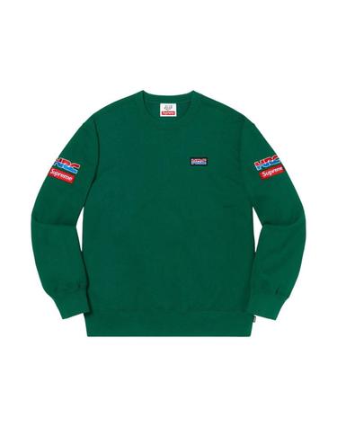 [해외직구] 슈프림 x 혼다 x 폭스 레이싱 크루넥 그린   19FW 29810