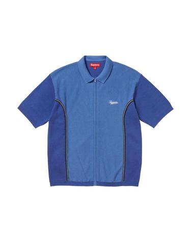 [해외직구] 슈프림 파이핑 집업 폴로 다크 블루   23FW 189927
