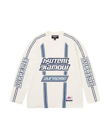 [해외직구] 슈프림 x 히스테릭 글래머 메쉬 롱슬리브 탑 화이트   24FW 388778
