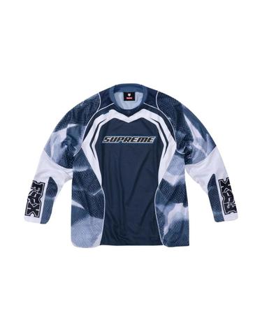 [해외직구] 슈프림 x 폭스 레이싱 저지 네이비   23FW 187706
