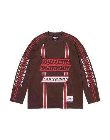 [해외직구] 슈프림 x 히스테릭 글래머 메쉬 롱슬리브 탑 브라운   24FW 388777