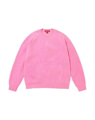 [해외직구] 슈프림 테리 스몰 박스 스웨터 핑크   24FW 415787
