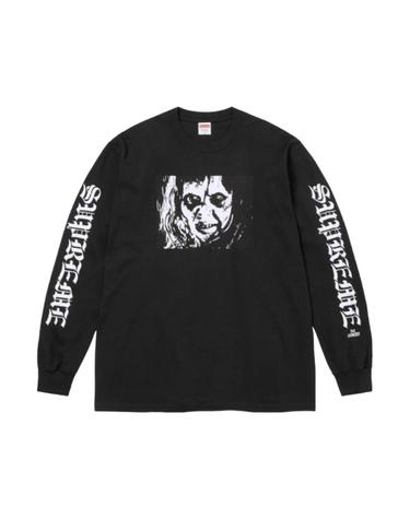 [해외직구] 슈프림 더 엑소시스트 마더 롱슬리브 티셔츠 블랙   25FW 631240