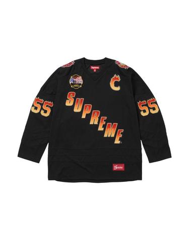 [해외직구] 슈프림 x FDNY 하키 저지 블랙   26FW 1057883
