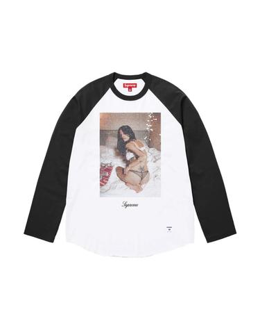 [해외직구] 슈프림 x 래리 클락 시퀸 래글런 롱슬리브 탑 블랙   26FW 1076305