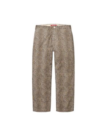 [해외직구] 슈프림 치노 팬츠 레오파드   25FW 593906