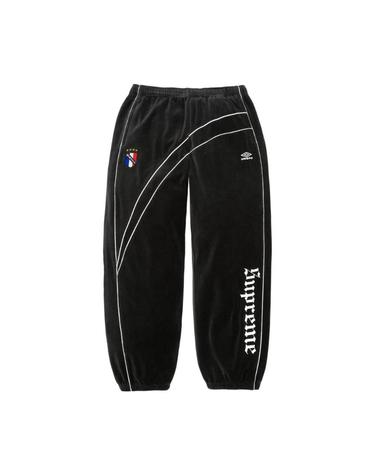 [해외직구] 슈프림 x 엄브로 벨루어 트랙 팬츠 블랙   26FW 1087687
