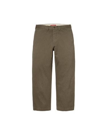 [해외직구] 슈프림 치노 팬츠 올리브   26FW 1057942