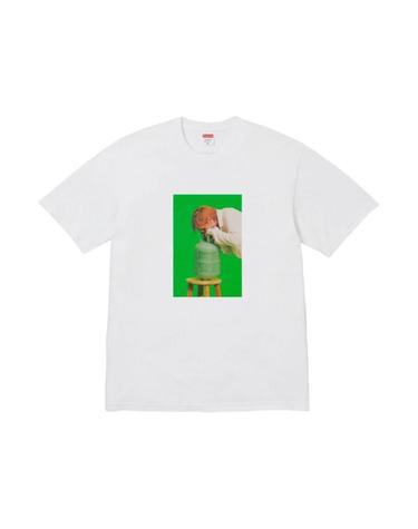 [해외직구] 슈프림 마크 레키 그린스크린 티셔츠 화이트   23FW 176560