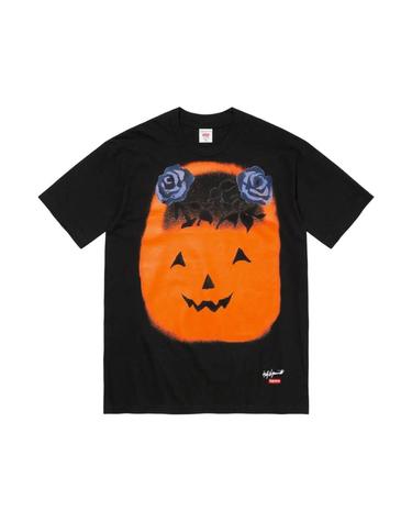 [해외직구] 슈프림 x 요지 야마모토 펌킨 티셔츠 블랙   22FW 78567