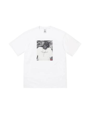 [해외직구] 슈프림 x 조던 비기 숏슬리브 탑 화이트   24FW HJ8385-100