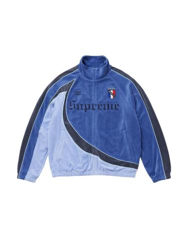 [해외직구] 슈프림 x 엄브로 벨루어 트랙 자켓 블루   26FW 1087652