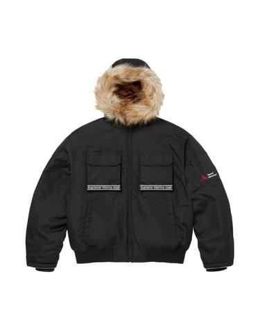 [해외직구] 슈프림 x 마틴 로즈 라인드 코듀라 후드 자켓 블랙   26FW 1138103