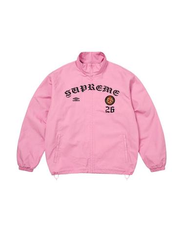 [해외직구] 슈프림 x 엄브로 코튼 립스탑 트랙 자켓 핑크   26FW 1116949