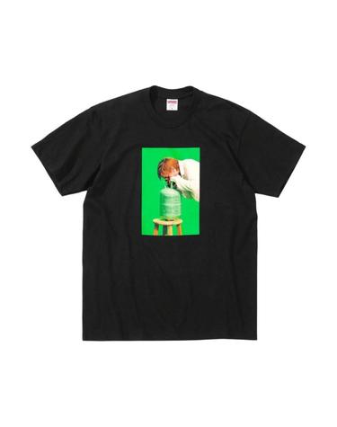 [해외직구] 슈프림 마크 레키 그린스크린 티셔츠 블랙   23FW 176559
