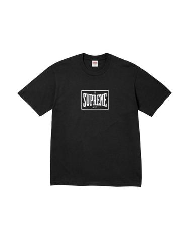 [해외직구] 슈프림 웜업 티셔츠 블랙   23FW 164219