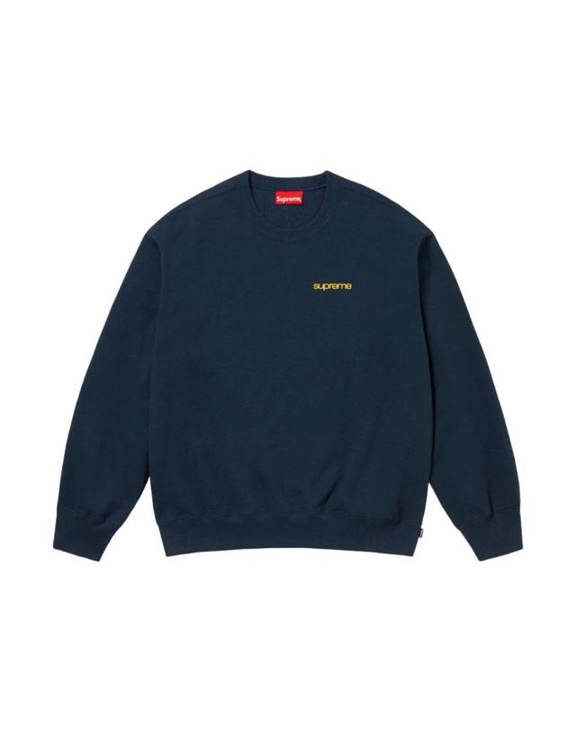 슈프림 [해외직구] 슈프림 NYC 크루넥 네이비 23FW 192383 착용컷