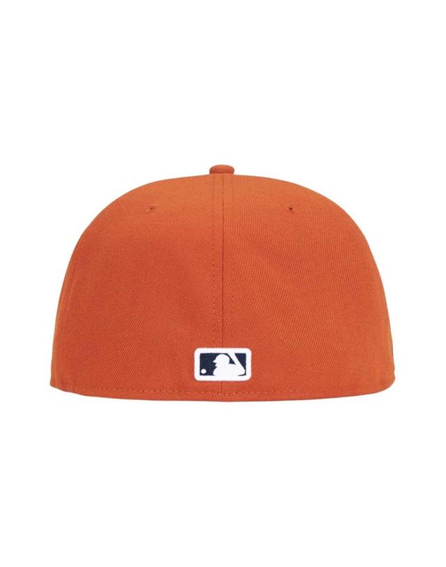 슈프림 [해외직구] 슈프림 x MLB 팀 박스로고 뉴에라 번트 오렌지 디트로이트 24SS 281811 착용컷