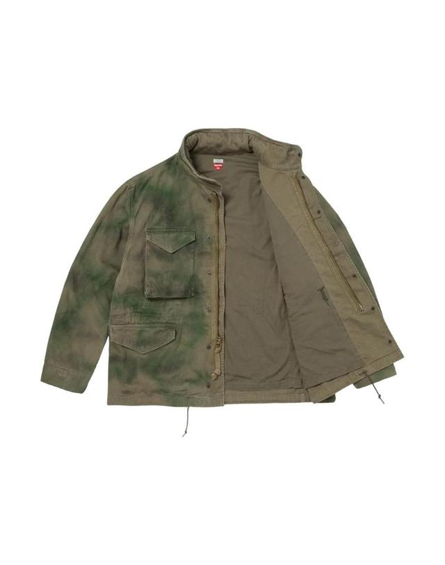 슈프림 [해외직구] 슈프림 x 아프레쎄 M 65 카모 26FW 1087646 착용컷