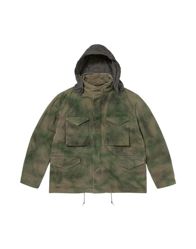 슈프림 [해외직구] 슈프림 x 아프레쎄 M 65 카모 26FW 1087646 착용컷