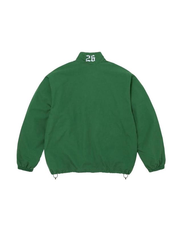 슈프림 [해외직구] 슈프림 x 엄브로 코튼 립스탑 트랙 자켓 그린 26FW 1116948 착용컷