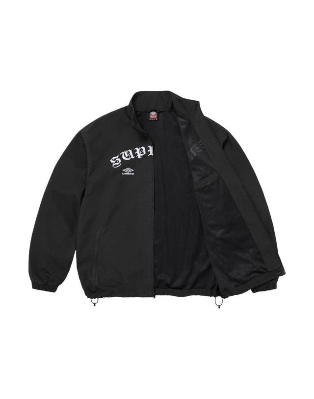 슈프림 [해외직구] 슈프림 x 엄브로 코튼 립스탑 트랙 자켓 블랙 26FW 1116950 착용컷