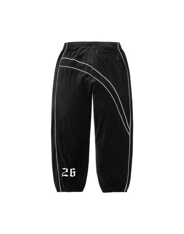 슈프림 [해외직구] 슈프림 x 엄브로 벨루어 트랙 팬츠 블랙 26FW 1087687 착용컷