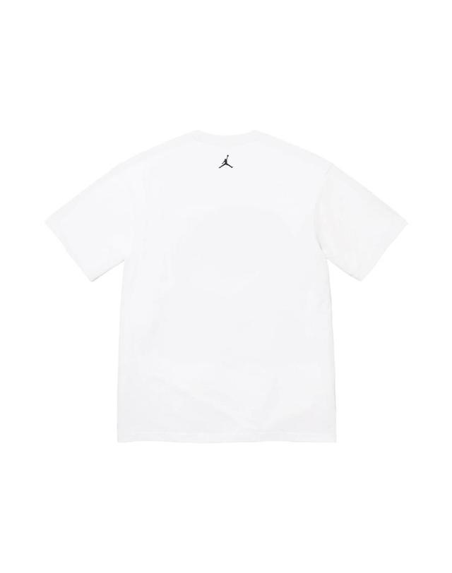 슈프림 [해외직구] 슈프림 x 조던 비기 숏슬리브 탑 화이트 24FW HJ8385-100 착용컷