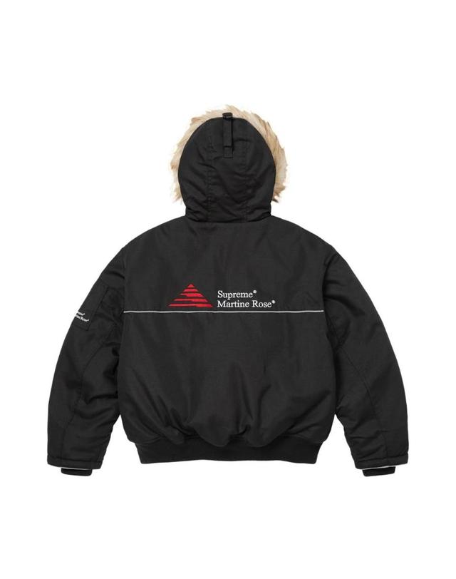 슈프림 [해외직구] 슈프림 x 마틴 로즈 라인드 코듀라 후드 자켓 블랙 26FW 1138103 착용컷
