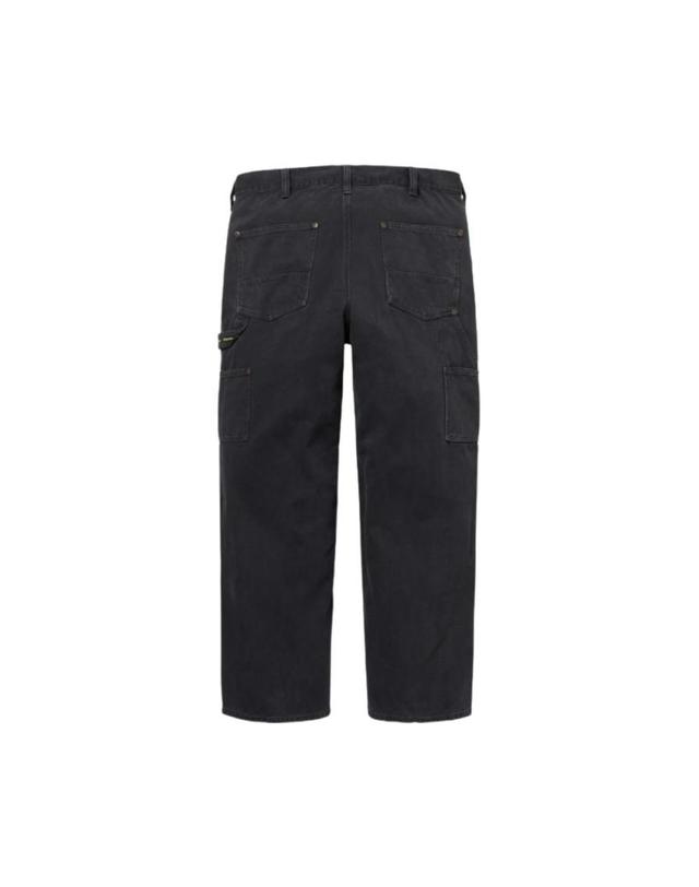슈프림 [해외직구] 슈프림 더블 니 페인터 팬츠 블랙 24FW 411978 착용컷
