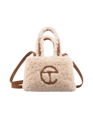 [해외직구] 텔파 x 어그 리버스 스몰 쇼핑백 내츄럴 47433