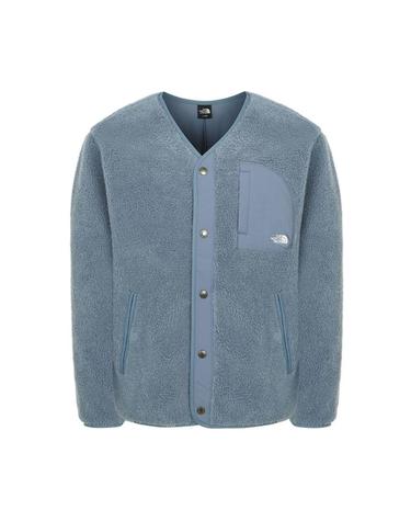 [해외직구] 노스페이스 테디 플리스 가디건 그레이시 블루   25FW NJ4FR57C