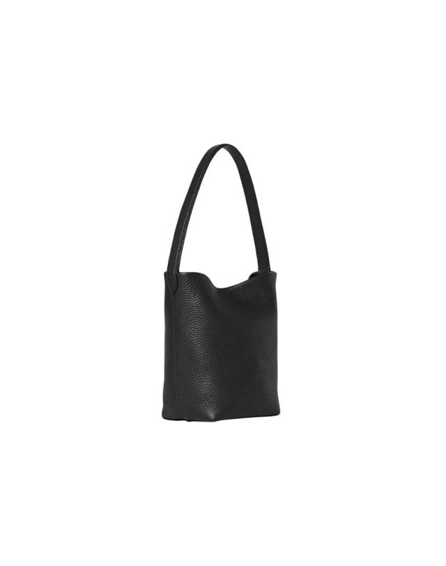더로우 [해외직구] 더 로우 스몰 N S 파크 토트백 그레인드 카프스킨 레더 블랙 W1314L129BLK 착용컷