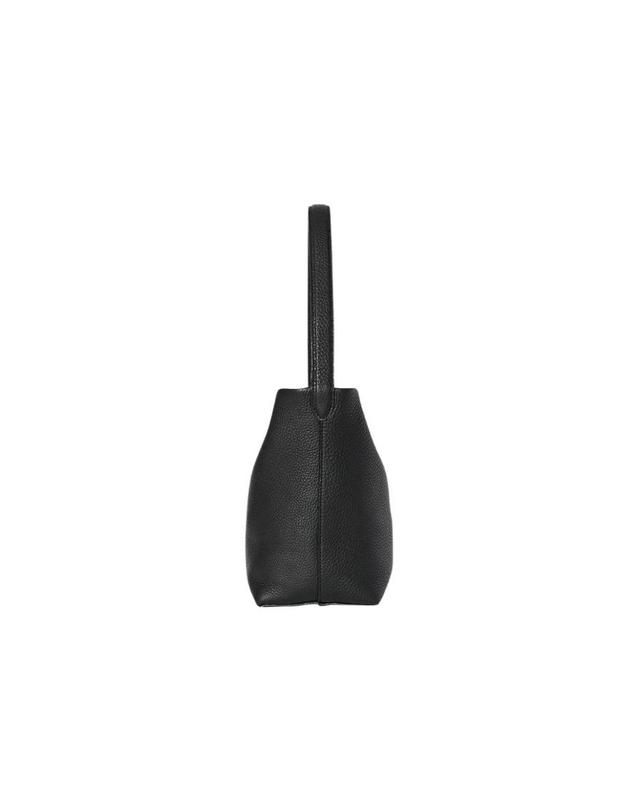 더로우 [해외직구] 더 로우 스몰 N S 파크 토트백 그레인드 카프스킨 레더 블랙 W1314L129BLK 착용컷