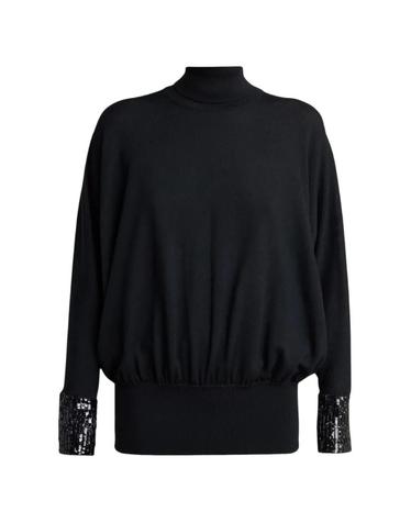 [해외직구] Valentino Garavani 시퀸 장식 터틀넥 스웨터 BKC76QAJM