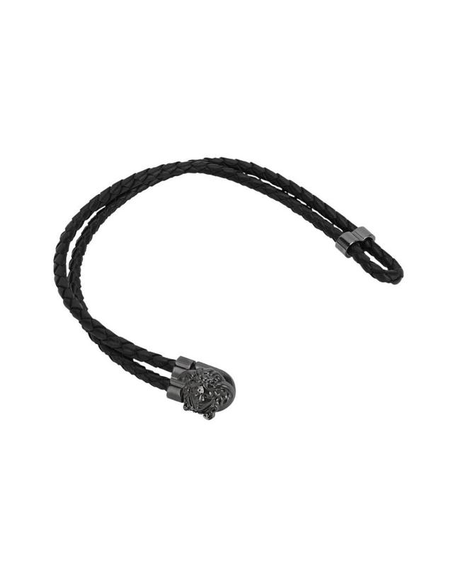 베르사체 [해외직구] 베르사체 메두사 브레이디드 레더 브레이슬릿 블랙 DG05579-DMTN-D41UB 착용컷