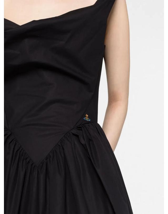 비비안웨스트우드 [해외직구] 비비안웨스트우드 카울 넥 코르셋 드레스 1101032ZW009Q 착용컷
