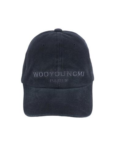 [해외직구] 우영미 다잉 로고 볼캡 네이비   26SS W261CA54978N