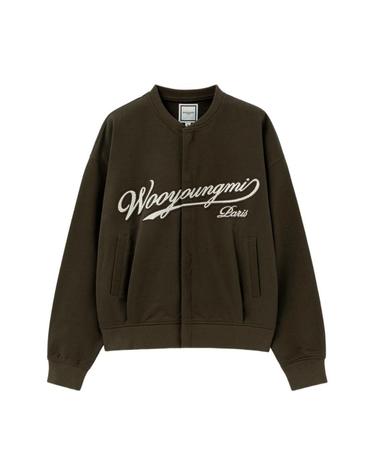 [해외직구] 우영미 스웨트셔츠 가디건 카키   26SS W261TS41725K
