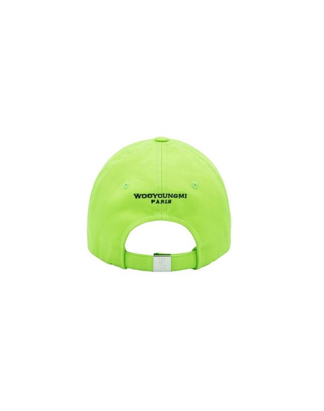 우영미 [해외직구] 우영미 로고 볼캡 그린 23SS W231AC51994F 착용컷