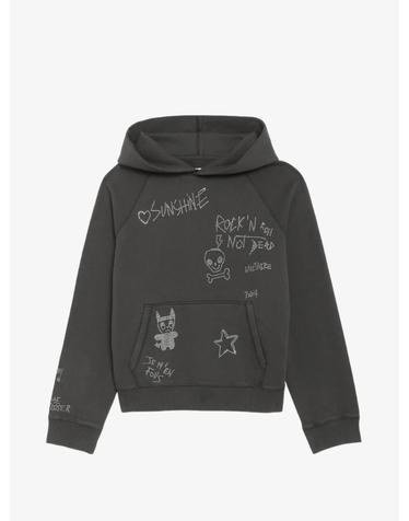 [해외직구] Zadig&Voltaire 조지 라인스톤 장식 후디 JWSS01744