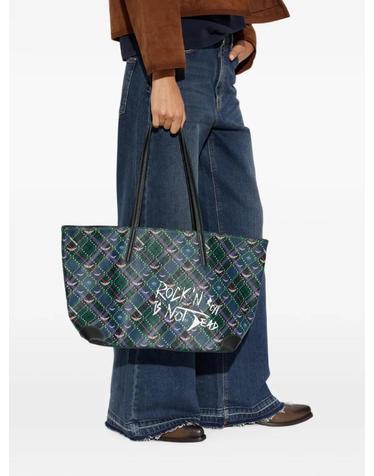 [해외직구] Zadig&Voltaire Z Shopper punk check bag LWBA04397
