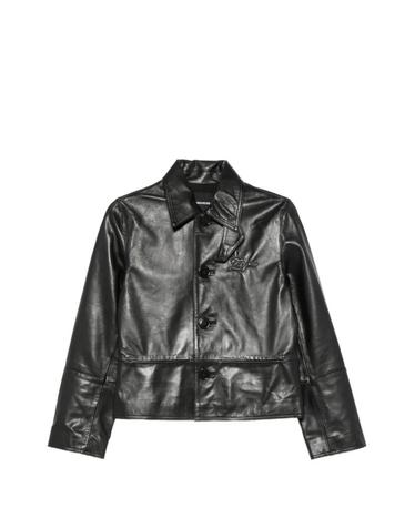 자딕앤볼테르 [해외직구] Zadig&Voltaire 버튼 업 레더 재킷 RWOW01288